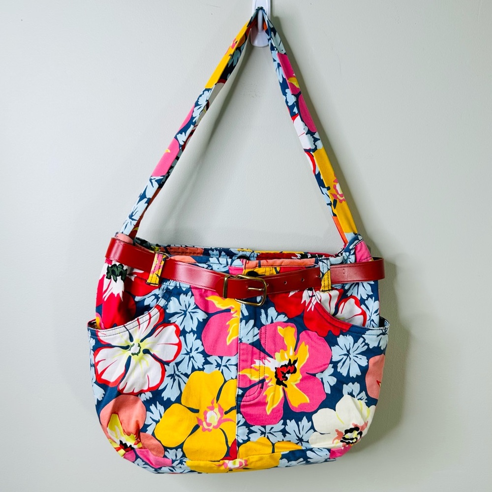 Homemade Tropical Purse - Looks like Pants with Working Fly :-)